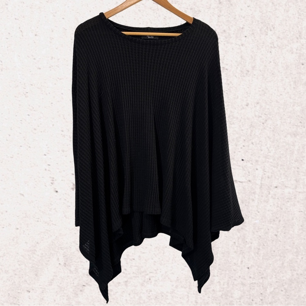 Michael Lauren Black Asymmetrical Shrug